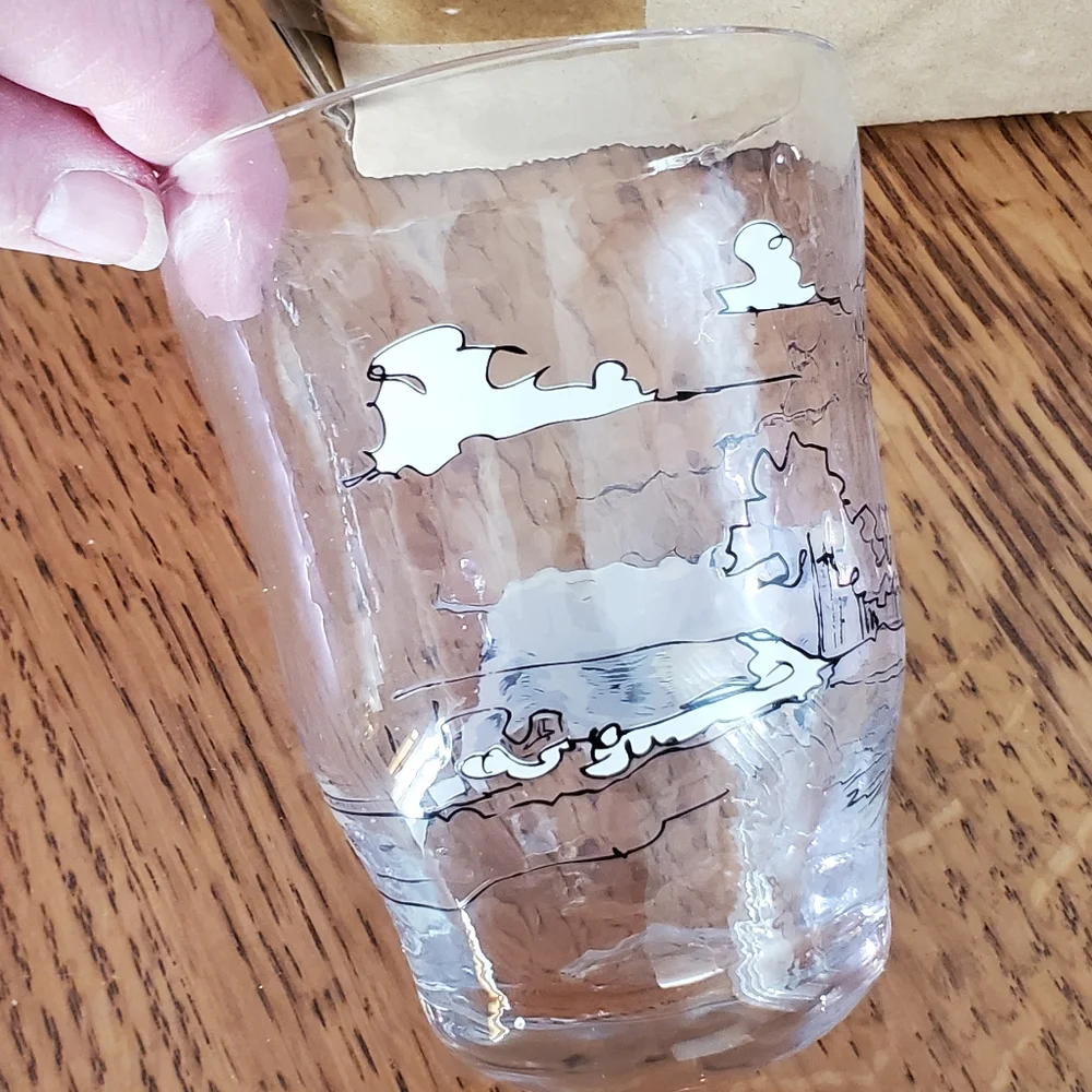 Anthropologie Genevieve Pig Juice Glass